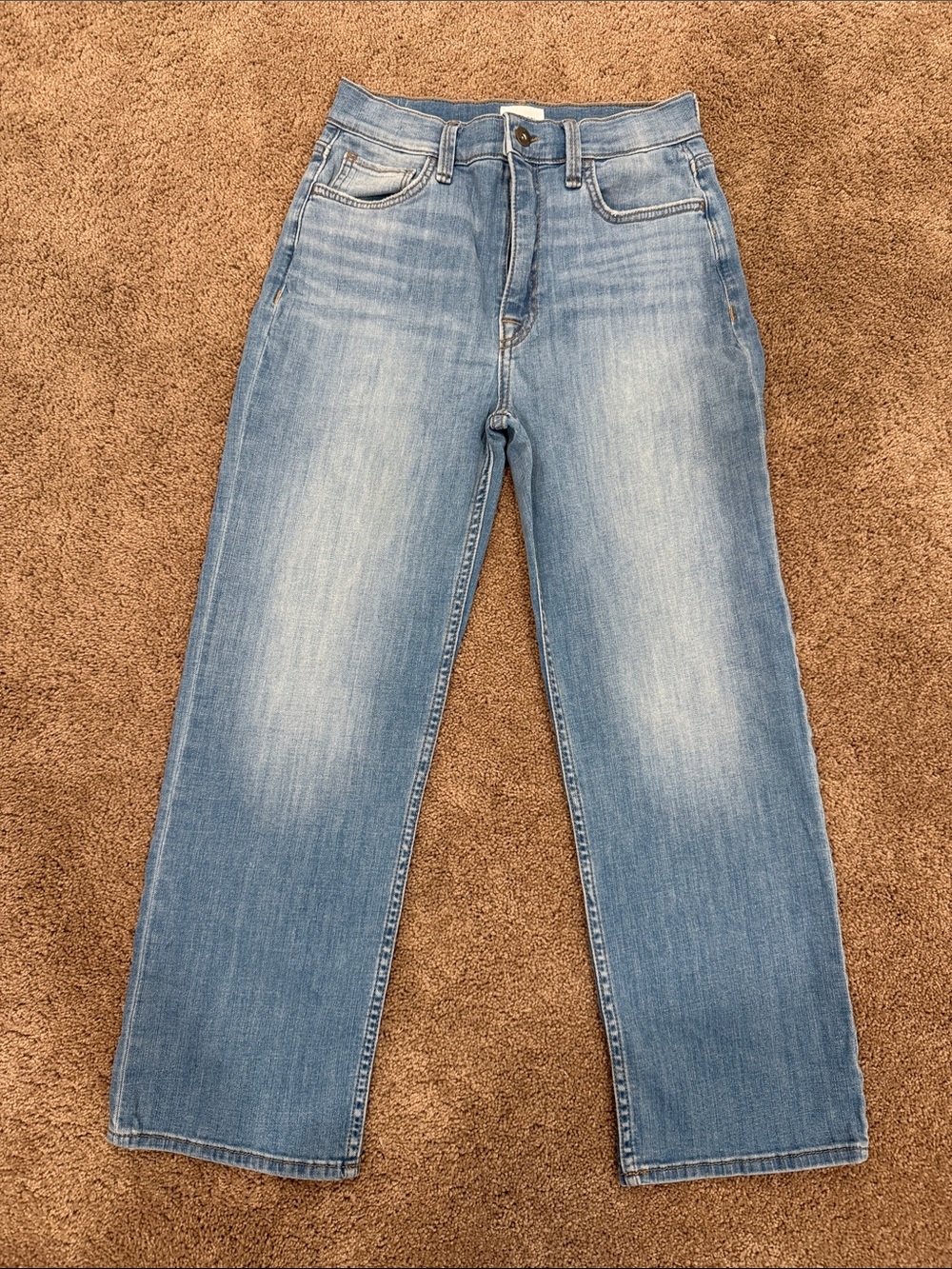 Hudson NOA Jeans Straight Leg Jeans - Light Blue Wash